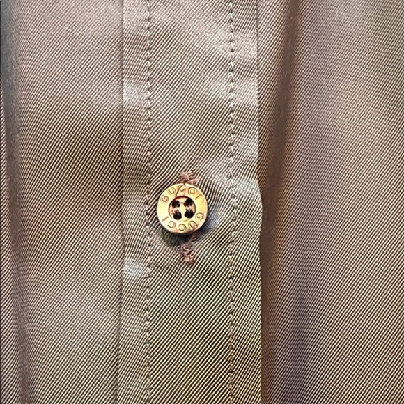 Gucci Rich Brown Dress Shirt for Men - Picture 5 of 5